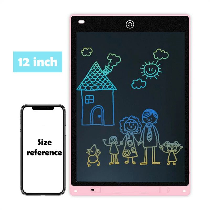 KleinGeluk® Creatief Schrijfbord | Elektronisch Tekenplezier voor Kids (12 inch groot)