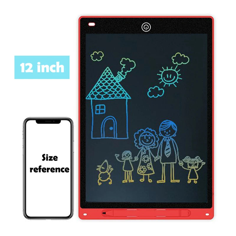 KleinGeluk® Creatief Schrijfbord | Elektronisch Tekenplezier voor Kids (12 inch groot)