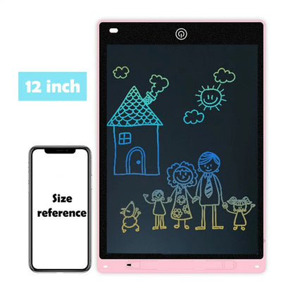KleinGeluk® Creatief Schrijfbord | Elektronisch Tekenplezier voor Kids (12 inch groot)